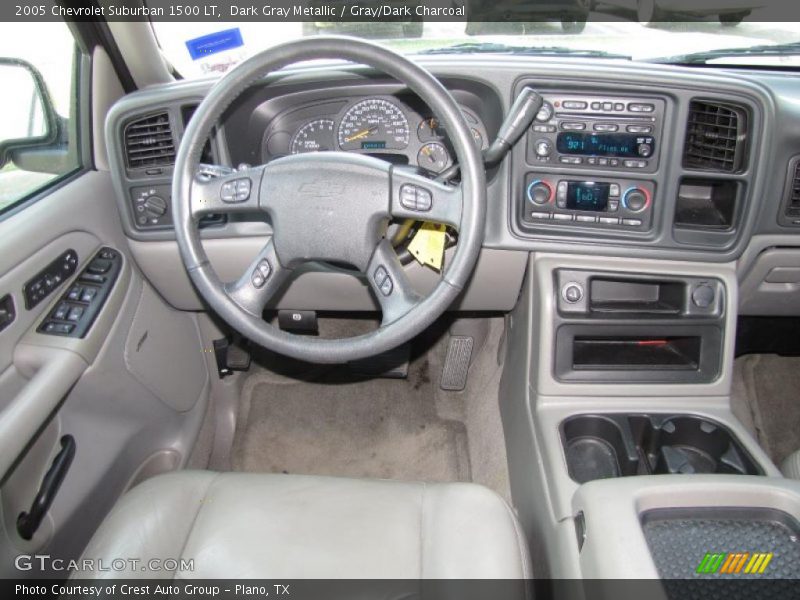Dark Gray Metallic / Gray/Dark Charcoal 2005 Chevrolet Suburban 1500 LT