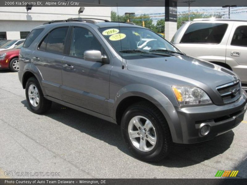 Alpine Gray / Gray 2006 Kia Sorento EX