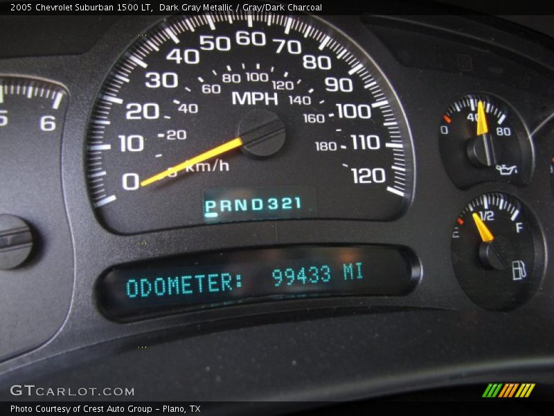 Dark Gray Metallic / Gray/Dark Charcoal 2005 Chevrolet Suburban 1500 LT