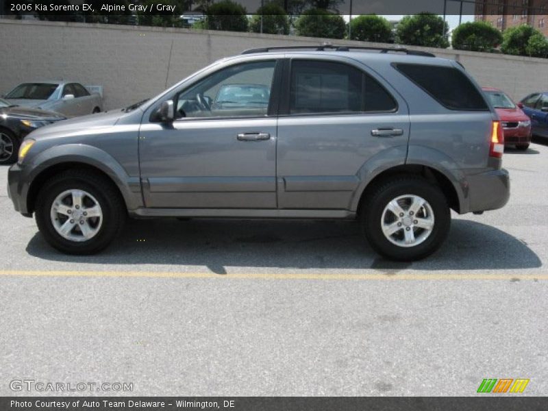 Alpine Gray / Gray 2006 Kia Sorento EX