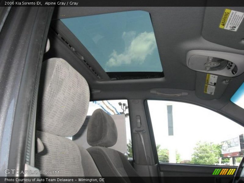 Alpine Gray / Gray 2006 Kia Sorento EX