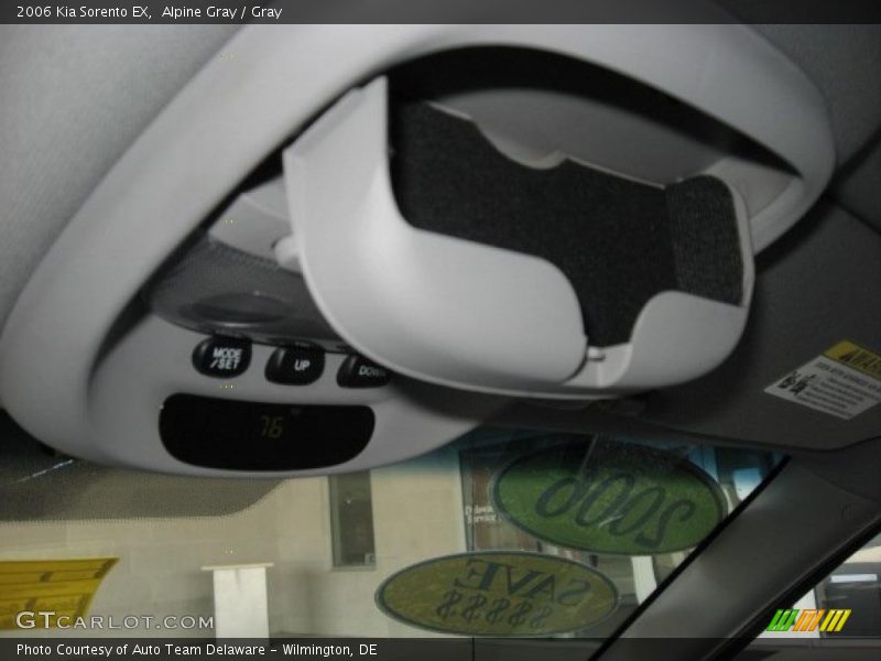 Alpine Gray / Gray 2006 Kia Sorento EX
