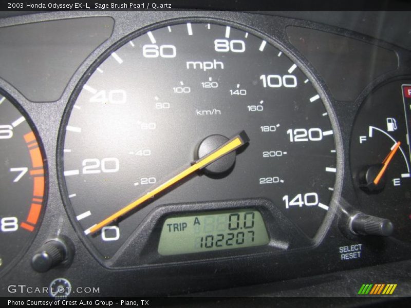 Sage Brush Pearl / Quartz 2003 Honda Odyssey EX-L