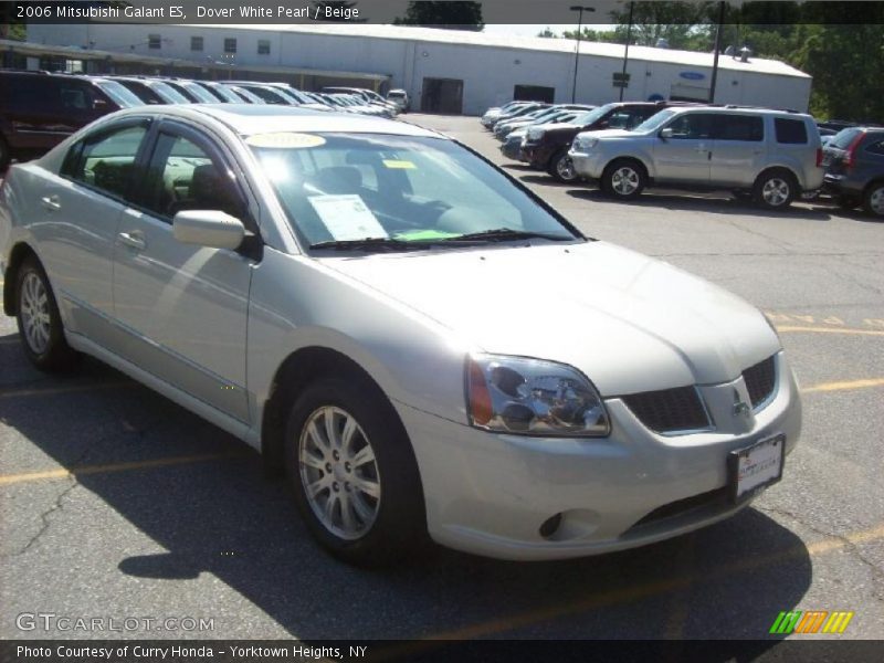 Dover White Pearl / Beige 2006 Mitsubishi Galant ES