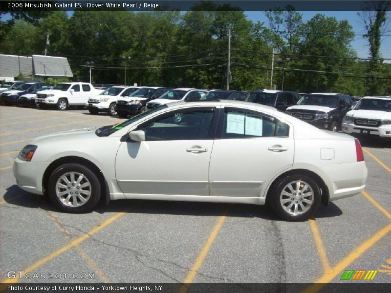 Dover White Pearl / Beige 2006 Mitsubishi Galant ES