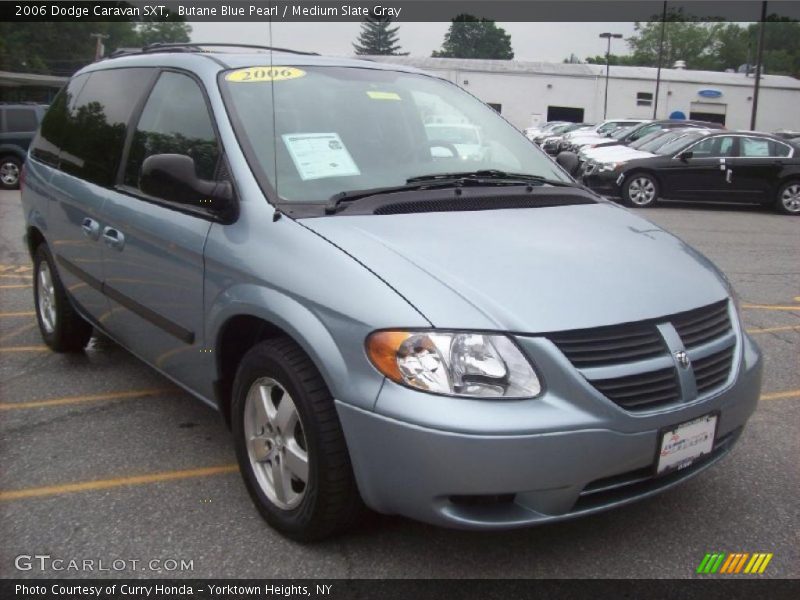 Butane Blue Pearl / Medium Slate Gray 2006 Dodge Caravan SXT