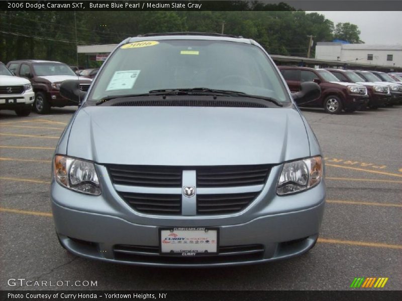 Butane Blue Pearl / Medium Slate Gray 2006 Dodge Caravan SXT