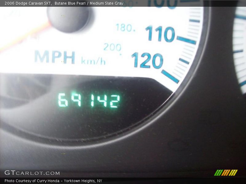 Butane Blue Pearl / Medium Slate Gray 2006 Dodge Caravan SXT
