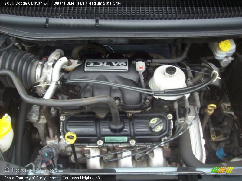 Butane Blue Pearl / Medium Slate Gray 2006 Dodge Caravan SXT