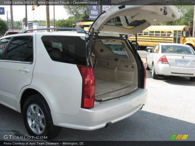 White Diamond Tricoat / Cashmere/Cocoa 2008 Cadillac SRX V6