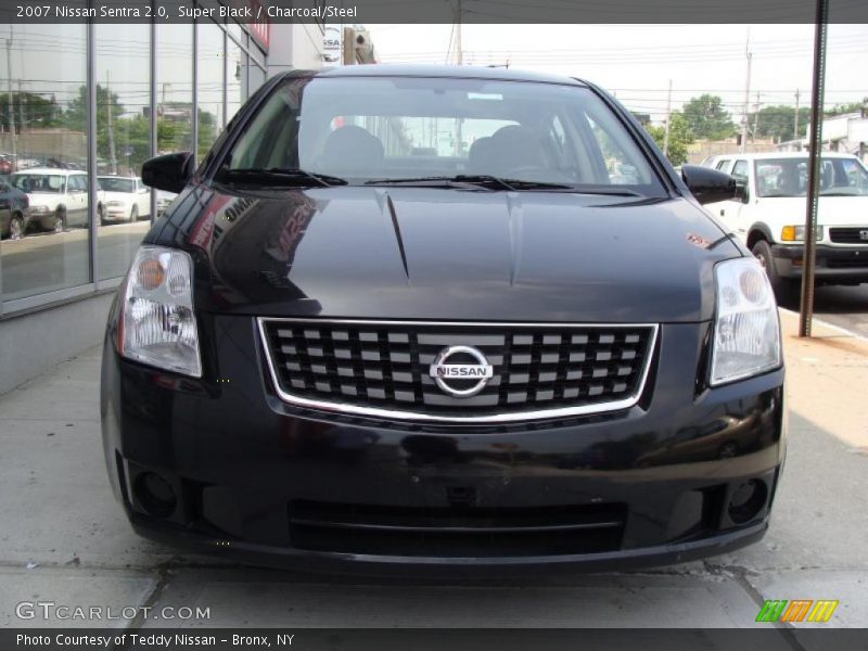 Super Black / Charcoal/Steel 2007 Nissan Sentra 2.0