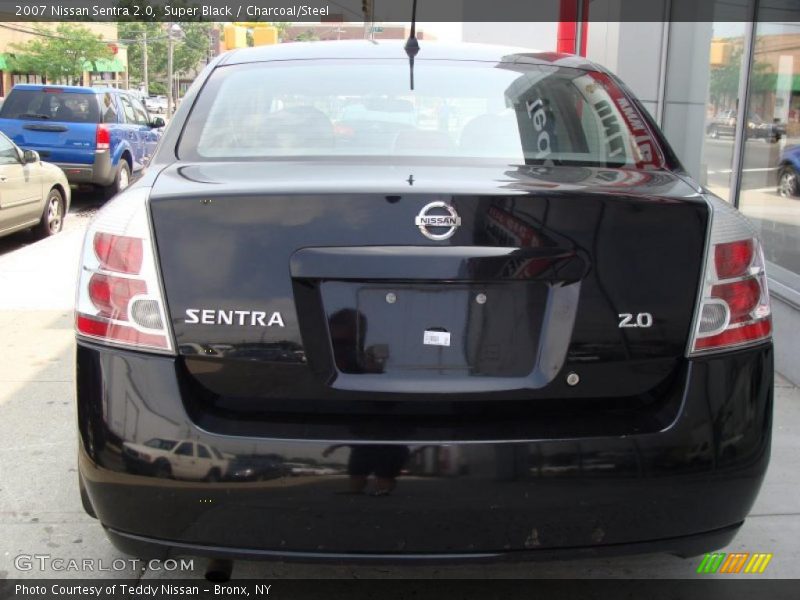 Super Black / Charcoal/Steel 2007 Nissan Sentra 2.0