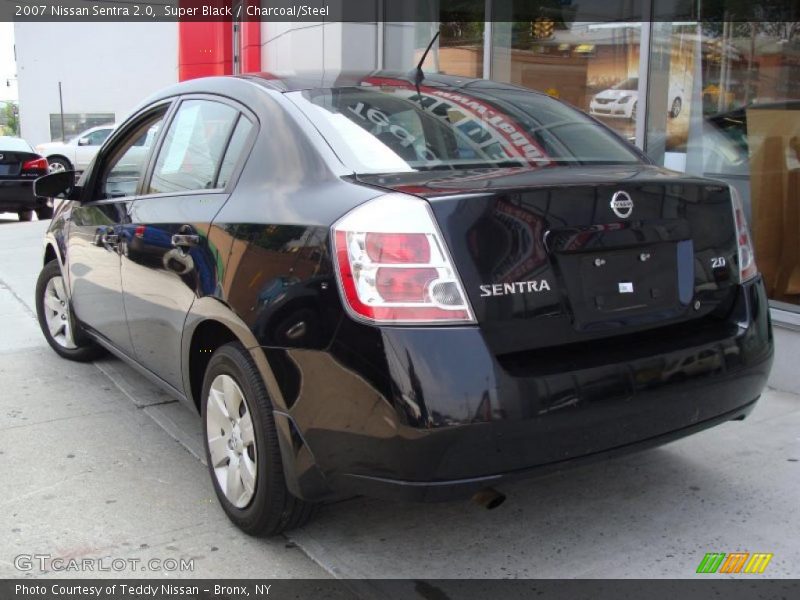 Super Black / Charcoal/Steel 2007 Nissan Sentra 2.0
