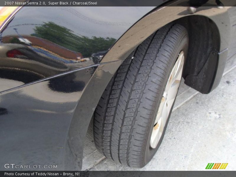 Super Black / Charcoal/Steel 2007 Nissan Sentra 2.0