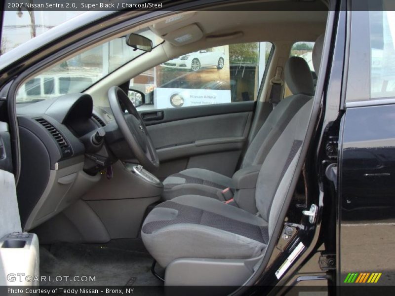 Super Black / Charcoal/Steel 2007 Nissan Sentra 2.0