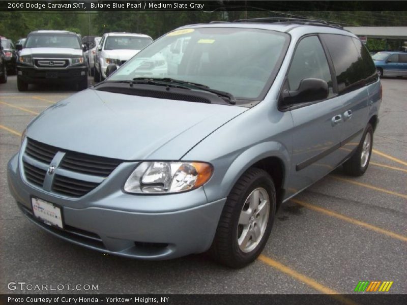Butane Blue Pearl / Medium Slate Gray 2006 Dodge Caravan SXT