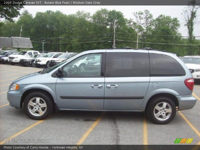 Butane Blue Pearl / Medium Slate Gray 2006 Dodge Caravan SXT