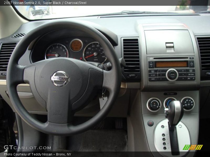 Super Black / Charcoal/Steel 2007 Nissan Sentra 2.0