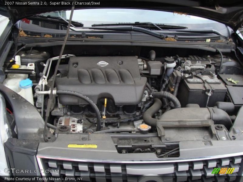 Super Black / Charcoal/Steel 2007 Nissan Sentra 2.0