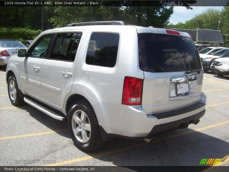 Billet Silver Metallic / Black 2009 Honda Pilot EX-L 4WD