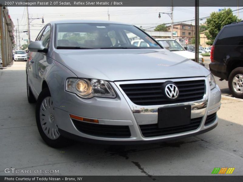 Reflex Silver Metallic / Black 2007 Volkswagen Passat 2.0T Sedan