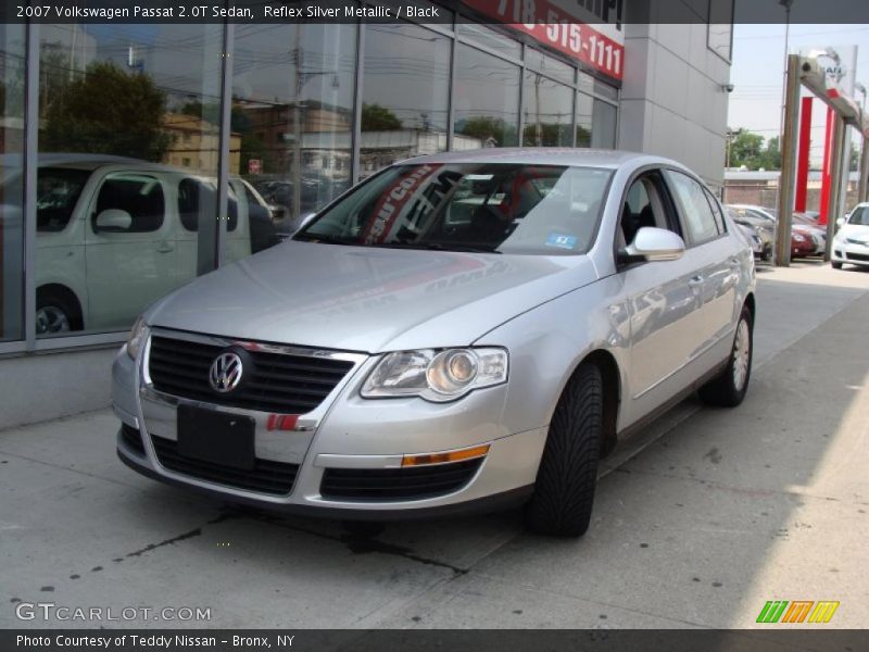 Reflex Silver Metallic / Black 2007 Volkswagen Passat 2.0T Sedan