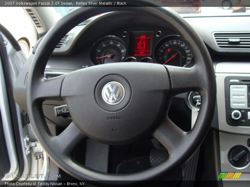 Reflex Silver Metallic / Black 2007 Volkswagen Passat 2.0T Sedan