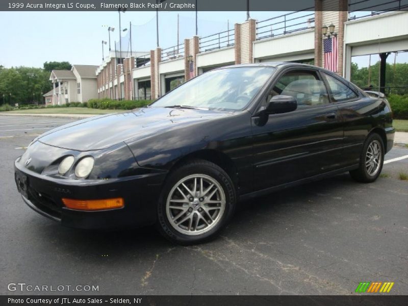 Flamenco Black Pearl / Graphite 1999 Acura Integra LS Coupe