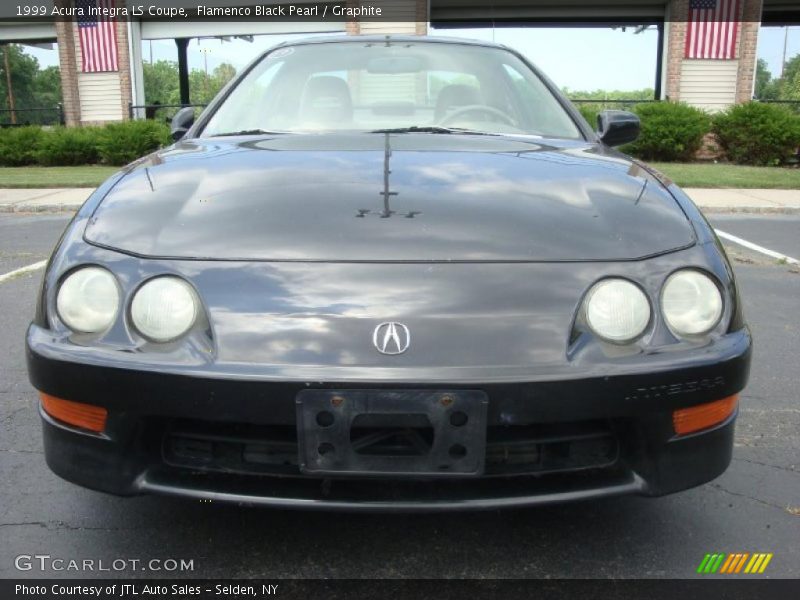 Flamenco Black Pearl / Graphite 1999 Acura Integra LS Coupe