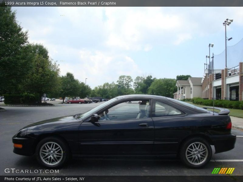 Flamenco Black Pearl / Graphite 1999 Acura Integra LS Coupe