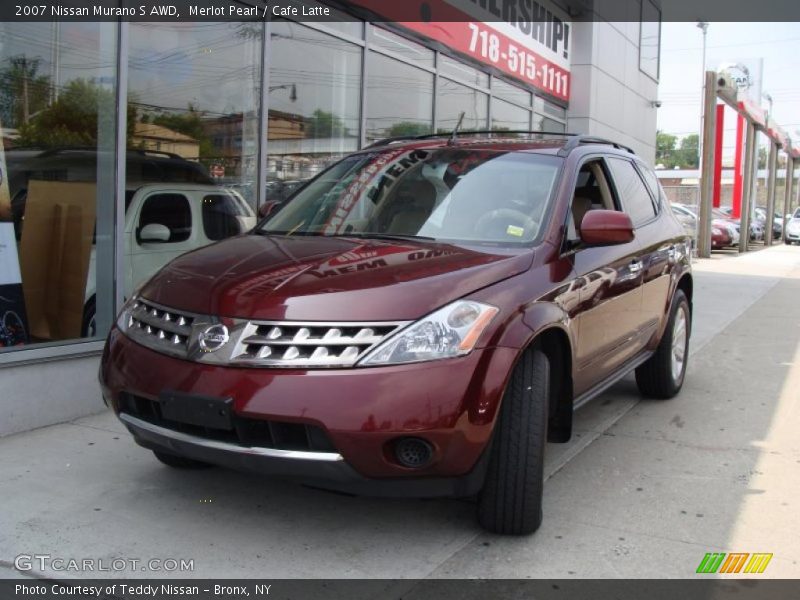 Merlot Pearl / Cafe Latte 2007 Nissan Murano S AWD
