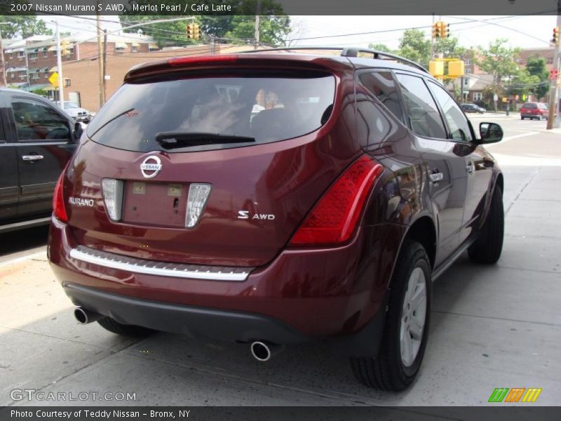 Merlot Pearl / Cafe Latte 2007 Nissan Murano S AWD