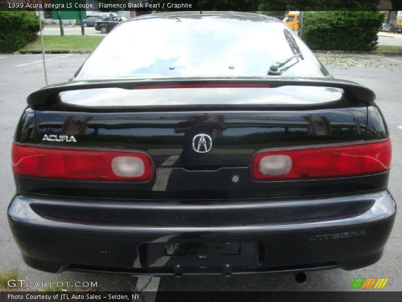 Flamenco Black Pearl / Graphite 1999 Acura Integra LS Coupe