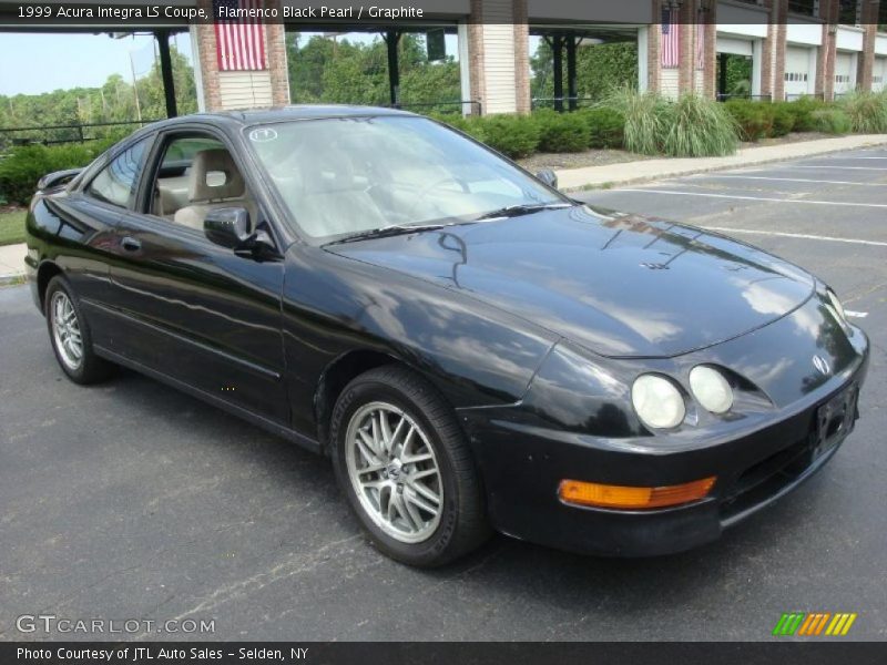 Flamenco Black Pearl / Graphite 1999 Acura Integra LS Coupe