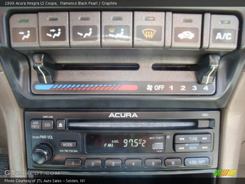 Flamenco Black Pearl / Graphite 1999 Acura Integra LS Coupe