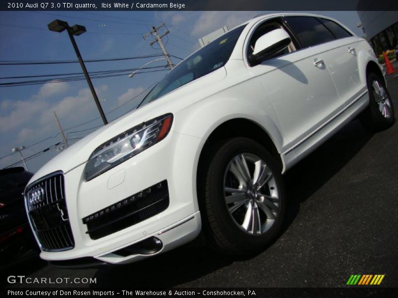 Ibis White / Cardamom Beige 2010 Audi Q7 3.0 TDI quattro