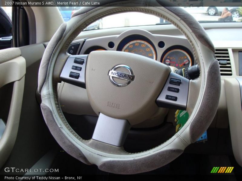 Merlot Pearl / Cafe Latte 2007 Nissan Murano S AWD