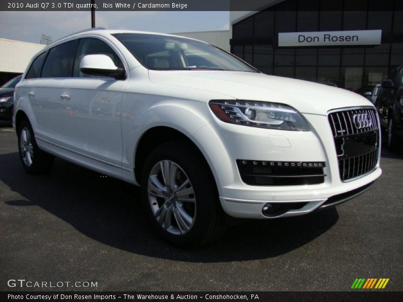 Ibis White / Cardamom Beige 2010 Audi Q7 3.0 TDI quattro