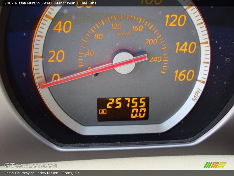 Merlot Pearl / Cafe Latte 2007 Nissan Murano S AWD