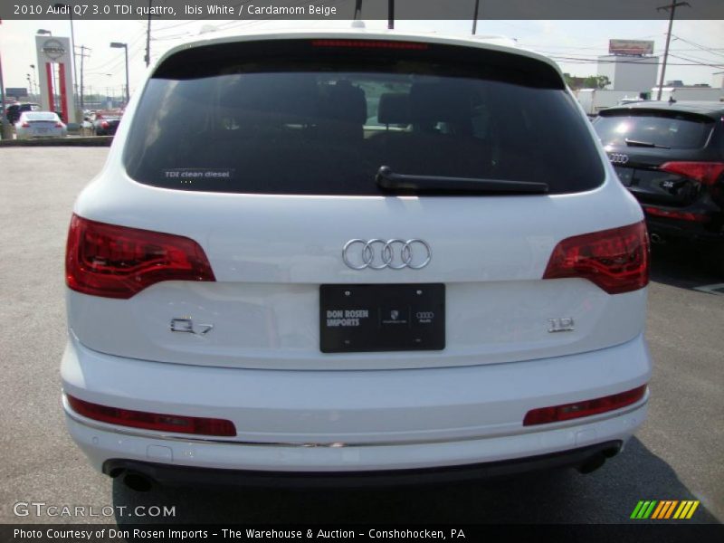 Ibis White / Cardamom Beige 2010 Audi Q7 3.0 TDI quattro