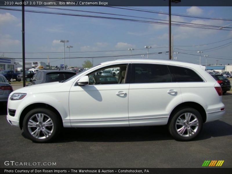 Ibis White / Cardamom Beige 2010 Audi Q7 3.0 TDI quattro
