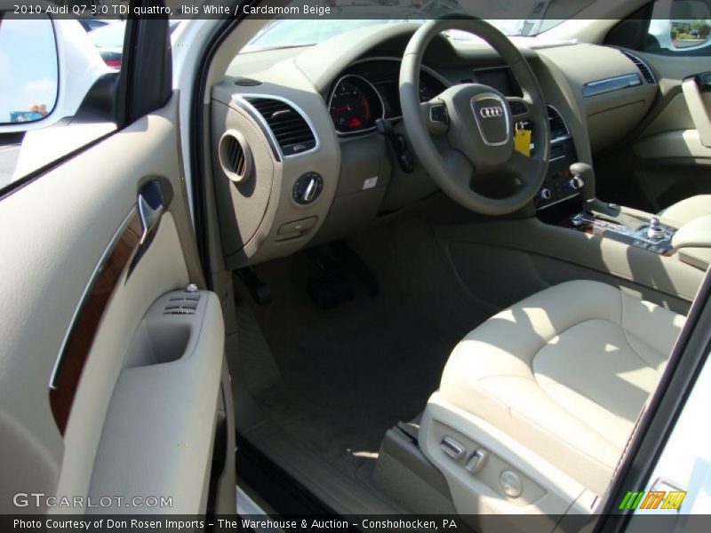 Ibis White / Cardamom Beige 2010 Audi Q7 3.0 TDI quattro