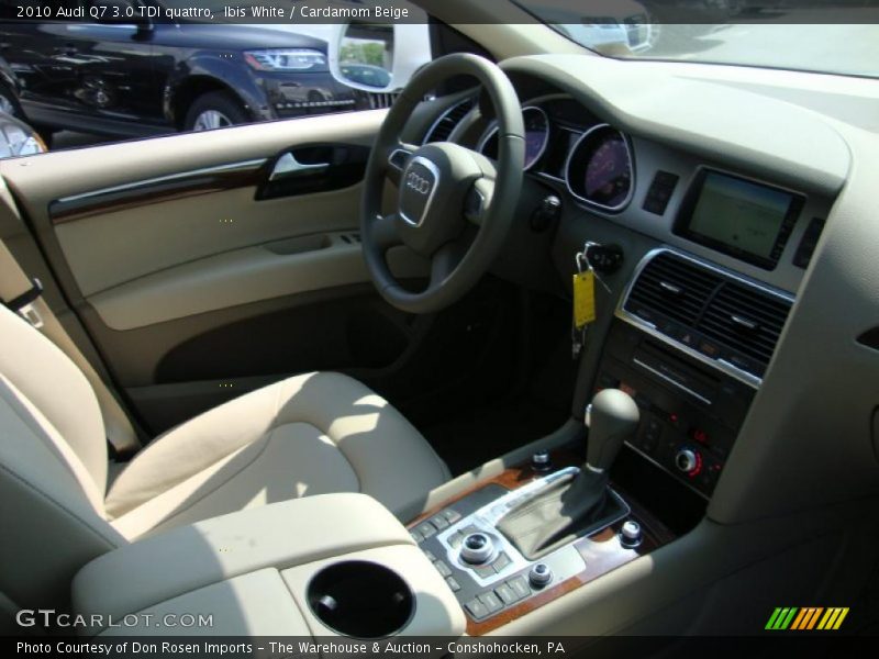 Ibis White / Cardamom Beige 2010 Audi Q7 3.0 TDI quattro