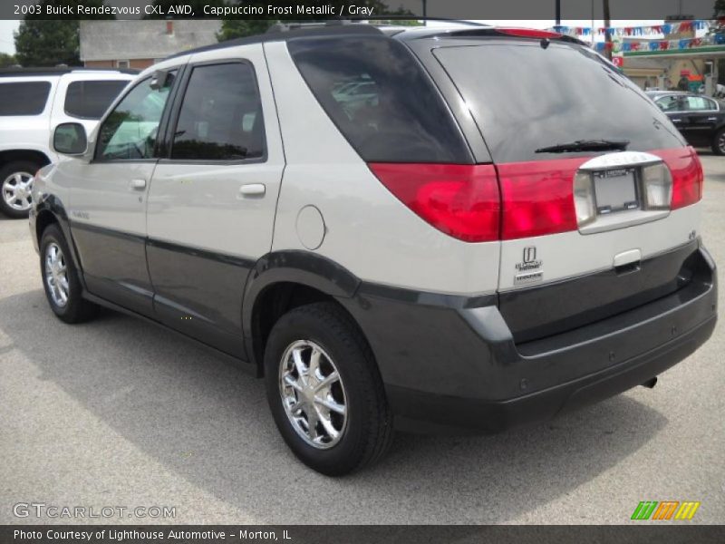 Cappuccino Frost Metallic / Gray 2003 Buick Rendezvous CXL AWD