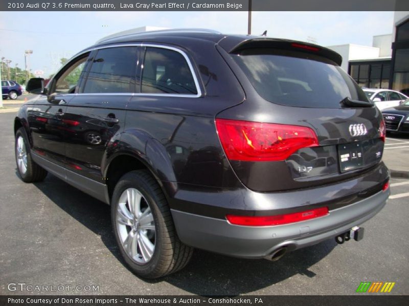 Lava Gray Pearl Effect / Cardamom Beige 2010 Audi Q7 3.6 Premium quattro
