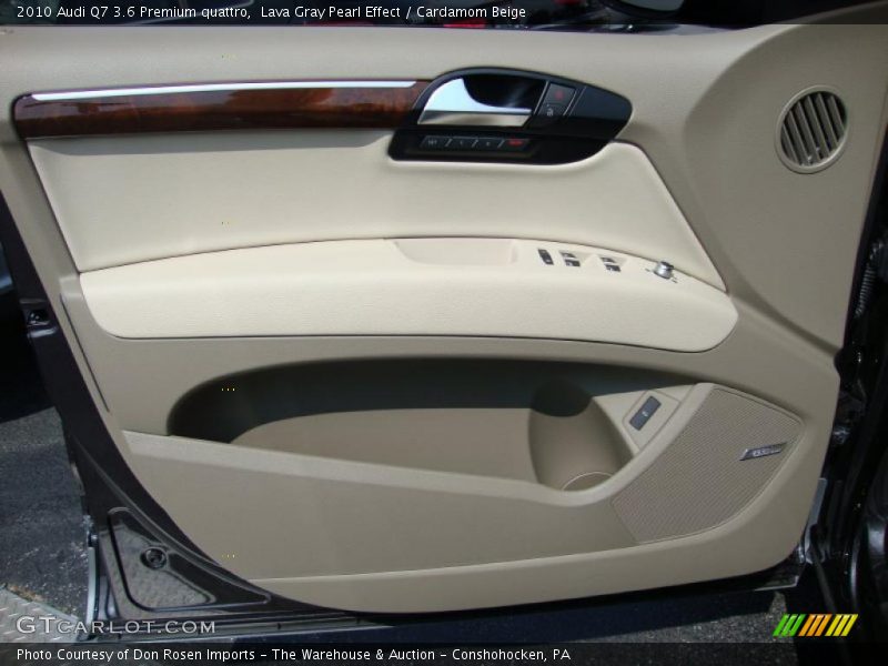 Lava Gray Pearl Effect / Cardamom Beige 2010 Audi Q7 3.6 Premium quattro