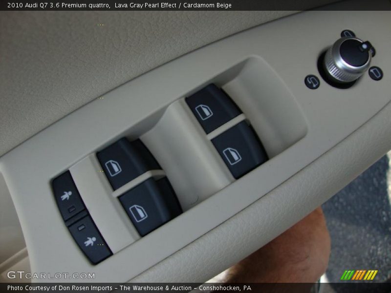 Lava Gray Pearl Effect / Cardamom Beige 2010 Audi Q7 3.6 Premium quattro