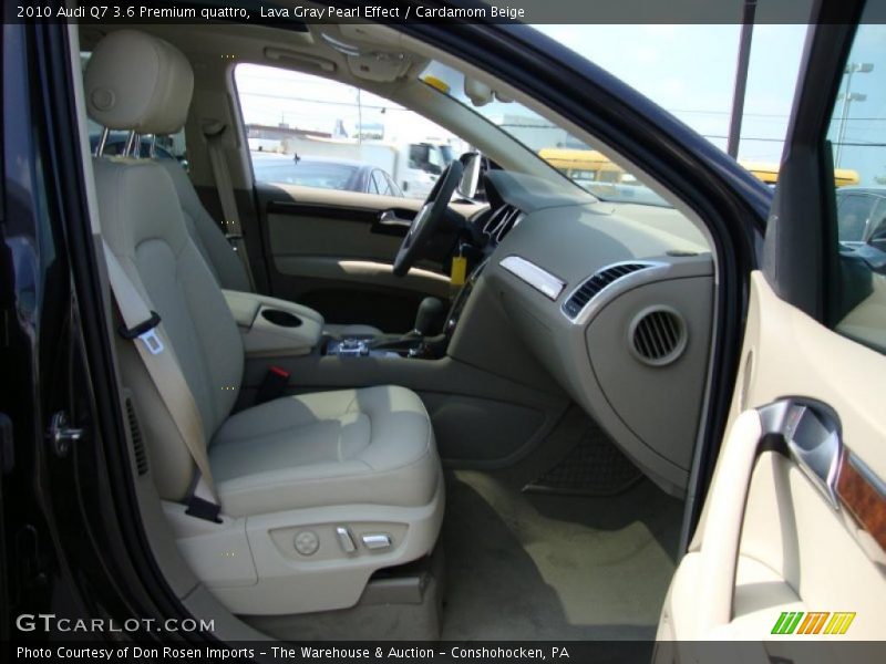 Lava Gray Pearl Effect / Cardamom Beige 2010 Audi Q7 3.6 Premium quattro
