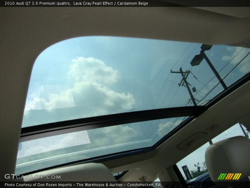 Lava Gray Pearl Effect / Cardamom Beige 2010 Audi Q7 3.6 Premium quattro