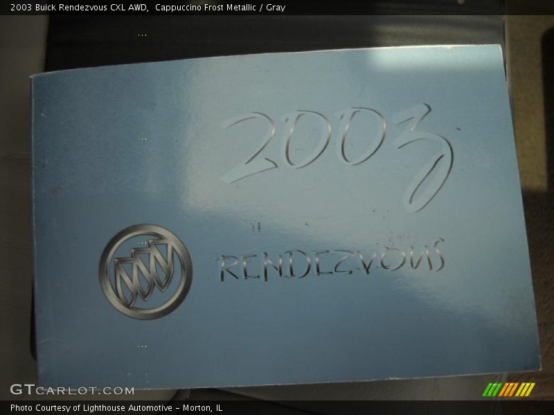 Cappuccino Frost Metallic / Gray 2003 Buick Rendezvous CXL AWD